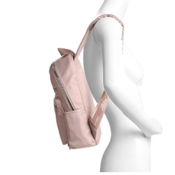 BNWT ANNE KLEIN SPORT midi squishy/sturdy backpack jet black (OS) - Picture 8 of 8